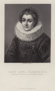 Lady Anna Mackenzie, Countess of Balcarres and Afterwards of Argyll by George J. Stodart
