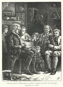 Illustration for The Vicar of Wakefield by George John Pinwell