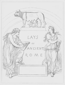 Frontispiece for Lays of Ancient Rome by Lord Macaulay