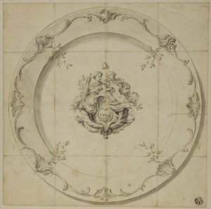Pattern for China Plates (Utica) by George Knapton