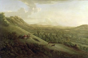 A View of Boxhill, Surrey, with Dorking in the Distance