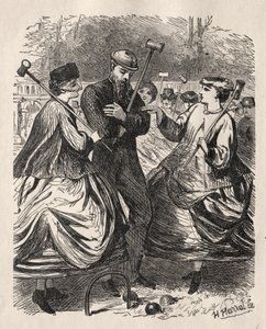 Our Croquet Party, 1864