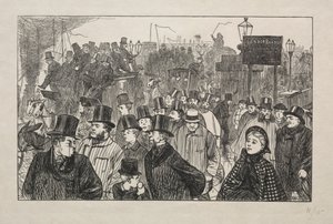 The Living Stream at London Bridge - On the Bridge