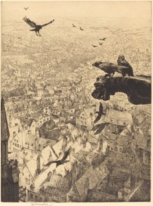 Jackdaws of Chartres by George Marples