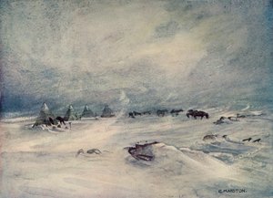 A Blizzard on the Barrier, c1908