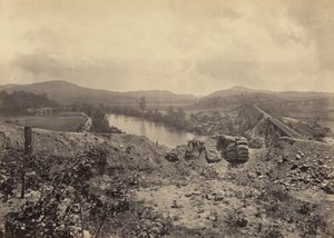 Allatoona from the Etawah by George N. Barnard