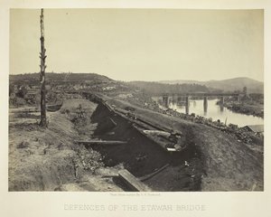 Defences of the Etawah Bridge, 1866