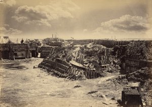 Interior View of Fort Sumter by George N. Barnard