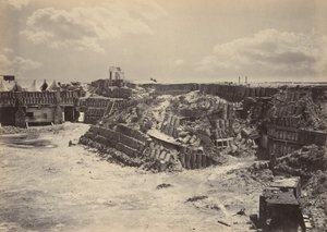 Interior View of Fort Sumpter, 1860s