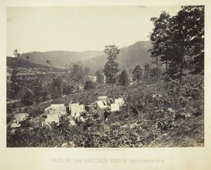 Pass in the Raccoon Range, Whiteside No. 2 by George N. Barnard