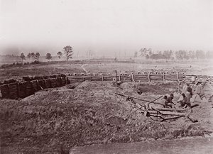 Rebel Fortifications in Front of Atlanta, ca. 1864 by George N. Barnard