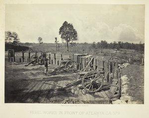 Rebel Works in Front of Atlanta, GA, No. 2 by George N. Barnard