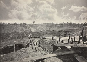 Rebel Works in Front of Atlanta, Georgia, No. 5