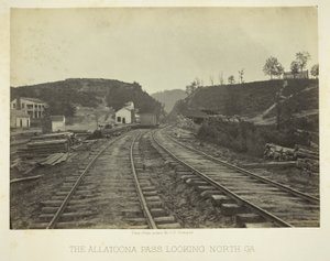 The Allatoona Pass, Looking North, Georgia by George N. Barnard