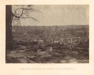 The Battlefield of Peach Tree Creek, Georgia by George N. Barnard