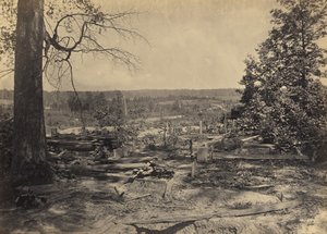 The Battlefield of Peach Tree Creek, Georgia by George N. Barnard