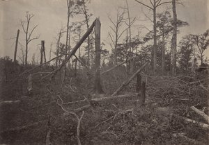 The Hell Hole New Hope Church, Georgia by George N. Barnard