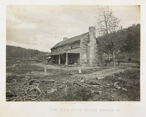 The John Ross House, Ringgold, Georgia by George N. Barnard