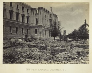 The New Capitol, Columbia, SC by George N. Barnard