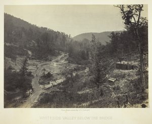 Whiteside Valley below the Bridge by George N. Barnard