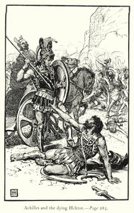 The Iliad: Achilles and the dying Hector