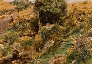 Autumn in the Welsh Hills by George Price Boyce
