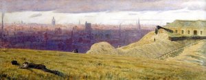 Newcastle from the Rabbit Banks, Gateshead on Tyne by George Price Boyce