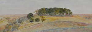 One of the Wittenham Clumps or Sinodun Hills, Berkshire, c.1870-90