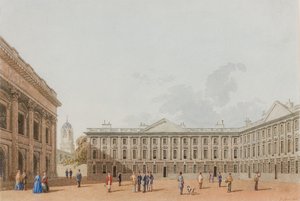 Peckwater Quad looking West, Christ Church, Oxford, 1850
