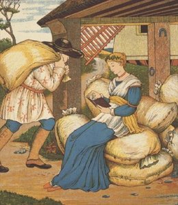 The Princess Reading from Rumpelstiltskin by George R. Halkett