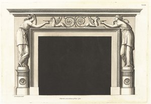 A New Collection of Chimney Pieces, Ornamented to the Style of the Etruscan, Greek and Roman Architecture; Containing Thirty Six Designs Suitable to the Most Elegant Range of Apartments