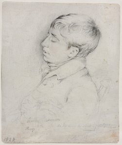 A Portrait of Welby Sherman Asleep in a Chair by George Richmond