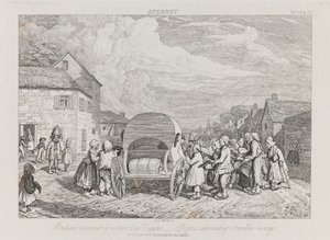 Beggars, Eperney, c.1821 by George Robert Lewis