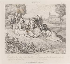 Peasants Returning From Market, Nancy, c.1821