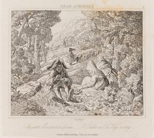 Peddler and Wife Near Jumieges
