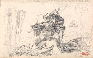 Demon Ruler and Subjects: "The Miserable Effects of War on John Bull..." by George Romney