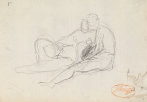 Figure Composition Study 17 by George Romney