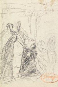 Figure Composition Study 40 by George Romney