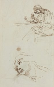 Figure Studies (verso) by George Romney