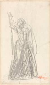 Figure Study for Lady Macbeth by George Romney