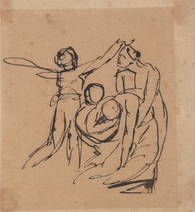 Mourning Group by George Romney