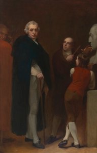 John Flaxman Modeling the Bust of William Hayley