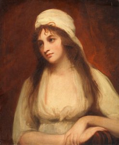 Portrait of Mary Tighe (1747-1791), Poet by George Romney