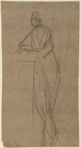 Portrait Study of a Woman Standing by George Romney