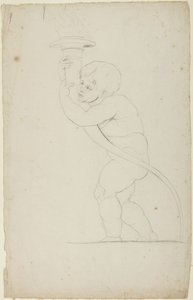 Putto Holding a Torch by George Romney