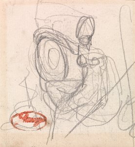Seated Figure with Helmet and Shield by George Romney