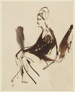 Seated Female Figure by George Romney