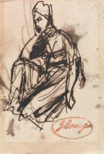 Study for a Portrait of a Woman by George Romney
