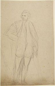 Study for a Full-Length Portrait of a Robed Man by George Romney