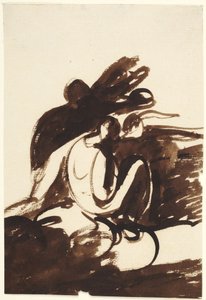 Study for a Group of Figures by George Romney